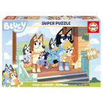 Puzzle en bois - EDUCA - Bluey - 100 pi&egrave;ces - &Eacute;cologique - Pour enfants &agrave; partir de 6 ans puhas