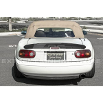 Asenduspagasniku kaane tiibspoiler 19901997 Mazda Miata MX5 MX5 NA jaoks KG Works stiilis ABS-plastik Kruntv&auml;rv Must T&auml;pselt sobiv United States