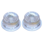 24V &Uuml;mmargused Vilkurid Valgus Universaalne S&otilde;iduk Veoautole Traktorile Bussile, Iseki, YANMAR Punane h&auml;daabi tee&auml;&auml;rsed vilkurid L&auml;bipaistev | 2 tk