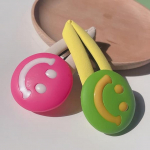 Naiste V&auml;rvilised Paaris Suur Naeratus Kl&otilde;psuga Juukseklambrid Ivory yellow