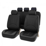 Nahast autoistmekatted Mercedes Benz EC jaoks GLA GLE GL CLA ML GLK SRAB CLK SLK G GLS GLC vito viano istmepadi ZT01-2Seats-Black