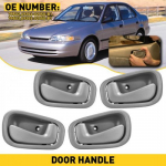 Interior Front Rear 4Pcs Door Handles ide For 98-02 Toyota Corolla EXV