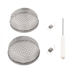 Outdoor Cooking 2.8 X 1.2 Inches Exhaust Vent Screen Easy tallation Vent Cover Easy To tall Effective Protection 2.8 inches