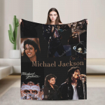 MJ Popi Kuningas Michael J-jackson Flanellitekk Soe visketekk diivanile toolile telkimiseks Tr&uuml;kitud voodikate diivanivoodi kate 30x40in