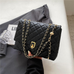 Tepitud Suure Ketiga &Otilde;lakotid Naistele Trendikas Disainer Crossbody Kotid PU Nahast Daamide K&auml;ekotid Must Valge