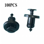 100Pcs Car Bumper Fasteners Wheel Arch Linings Trims Fixing Clips Plastic Rivets For Renault scenic megane trafic duster modus 100 pieces
