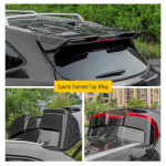 2022 Highlander Tagumine Katuse Spoiler V&auml;lispidiseks Muutmiseks Side Wing/Glossy Black