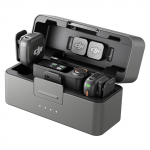 DJI Mic 3 TX 1 RX Laetav klipsmikrofon ja juhtmevaba mikrofon kohanduva v&otilde;imenduse juhtimisega automaatse helitugevuse h&auml;irete ja aku jaoks