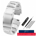 Casio G-SHOCK GST-B200 rihma jaoks gstb200 Tahke roostevabast terasest 24x16mm kellarihm Kiirvabastusega metallist Meeste randmerihm k&auml;ev&otilde;ru GST-B200 strap h&otilde;be