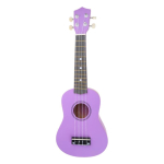 V&auml;rviline 21-tolline Ukulele Nelja Keelega Puust Uke Ukulele Algajatele Delikaatse Puudutuse ja Vastupidava Keha, Ilusate Meloodiatega lilla