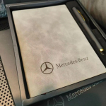 GLC GLB A5 Retro M&auml;rkmik Pehme Nahkkate & Neutraalne Pliiats Auto Mees &Auml;ri Kingitused Mercedes Benzi W176 W177 W204 W205 W212 W2 jaoks