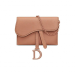 DIOR Saddle Ultra Matte Kett Nano Vasikanahast Crossbody Sidur Sadulakott &Otilde;lakott Naiste Helepruun Basic Set (Bag + Dust Bag) pruun