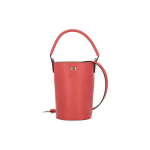 Longchamp &Eacute;pure 18 Reljeefne logo Eemaldatav &otilde;larihm Nahast &auml;mbrikott Mini Naiste kotid Maasikas 10213HYZ218 Basic Set (Bag+Dust Bag)