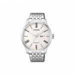 CITIZEN Klassikaline Mehaaniline Automaatne Mehaaniline Liikumine Roostevabast Terasest Rihmaga K&auml;ekell Meeste Kellad NH8350-59A Ivory White Watch Dial