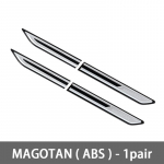 4 tk(1 paar) ABS R Line Logo Auto Poritiiva Tiiva Kleebised Magotan T&auml;ht S&otilde;na Ukse Embleem M&auml;rk VW Magotan B8 Rline Stiilimiseks