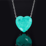 925 Sterling H&otilde;be Paraiba Smaragd Lihtne S&uuml;da Kaelakee K&otilde;rvar&otilde;ngad Naistele T&uuml;drukutele Vintage Turmaliin Kivist Osa Ehtekomplekt blue