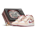 Jordan Air Jordan 1 K&otilde;rged Vintage Korvpallijalatsid Naiste Roosa Valge DQ8423-616(TeamA-S-BOX) 38