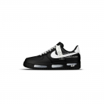Nike Air Force 1 libisemiskindlad kulumiskindlad madalad rulaketsid Unisex Must Valge CW2288-001(Team333-) 35.5