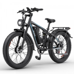 Elektriratas T&auml;iskasvanutele Yvy C26 Max 1000Wx2 Mootor Maastikuratas 48V 23AH Kahekordne H&uuml;drauliline Pidur Shimano 7 K&auml;iku Must