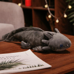 45-80cm Kawaii Axolotli Palusm&auml;nguasi Armas Salamander T&auml;idisloom Pehme Kohev Pikk Padi Lastekingitus 45cm hall v&auml;rv