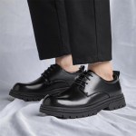 Nahast meeste kingad paeladega oxfordid Luksusbr&auml;ndi vabaajajalatsid Meeste pidulikud kingad Meeste mokassiinid Homme Meeste paadikingad 6.5 must