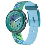 Swatch Flik Flak Friends Fur-Ever Seeria Kvartsikell 30M Veekindel 31,85 mm Roheline sihver Bioloogilisest plastist korpus Naiste kellad ZFPNP161 Green Dial