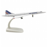 Concorde AIR FRANCE Lennufirma 20cm Sulamist Metallist Mudelllennuk Lennukimudelid W Alusega Lennuki Rihmaratas Telik K&auml;sit&ouml;&ouml; Kingitus
