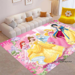 See Disney roosa printsessiteemaline vaip sobib t&uuml;drukute magamistubadesse, &ouml;&ouml;kappide k&otilde;rvale, elutubadesse, diivanite ette, p&otilde;randamatiks, laste 80x120cm
