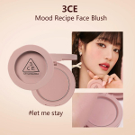 3ce UUS Mood Retsept N&auml;opuna, Peen Puuder, Naturaalne V&auml;rvitoon, Jume Heledamaks Muutev, Kiire Kandmine, K-Beauty, Korea Meik kameeroosa v&auml;rv