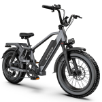 G-FORCE RS 15AH T&auml;iskasvanute Elektrijalgratas 750W Mootor 48V 15AH Aku 20-tollised Rehvid Maastiku- ja Linnas&otilde;iduks Sobiv hall