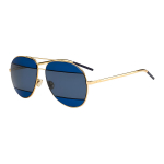 Dior logo disainiga piloodistiilis p&auml;ikeseprillid Unisex p&auml;ikeseprillid Kuldne DIORSPLIT2 59,Gold