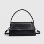 ZA Naiste kott Uus Moodne Must Pruun Mini Vabaaja Cross-body Trapetsikujuline Kaasaskantav Kaenla alla &Uuml;he &otilde;la must