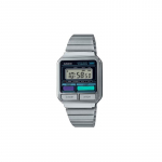 Casio VINTAGE Seeria-A100 Elu veekindel Kvartsliikumine Roostevabast terasest rihm Jaapani ja Korea kell &Uuml;htlane meeste ja naiste jaoks Hall A120WE-1A hall v&auml;rv