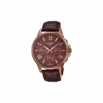 Casio STANDARD seeria vabaaja spordikvartskell nahkrihm Jaapani ja Korea kell meeste kell pruun sihverplaat MTP-EX300RL-5AV must