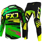 motokrossi k&auml;igukomplekt lastele 4 5 6 7 8 9 10 11 12 13 aastat Noor laps Mootorrattapoiss t&uuml;druk Jersey Pant Kits v&otilde;istluskost&uuml;&uuml;m Off-road Enduro MX MTB XL-26