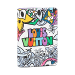 Louis Vuitton taskuorganisaator koomiksigraffiti prindiga kaetud l&otilde;uend nahkdetailidega rahakott meeste rahakotid mitmev&auml;rviline M82024 Box(Basic Set+Box)