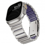 Titaanist Silikoonist Metallrihm Apple Watch Ultra 2 3 49mm S11 S10 46mm 42mm 38 40 41 44 45mm jaoks iWatch SE 9 8 7 6 5 4 3 2 1 jaoks For Ultra 3 2 1 49mm