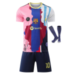 Messi m&auml;lestuslaste jalgpallis&auml;rk 110-120cm Mitmev&auml;rviline Hingav Kiiresti kuivav Pol&uuml;ester YSHT 110-120 CM mitmev&auml;rviline
