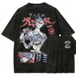 Kuumavereline Sci-Fi Mecha Anime Tengen Toppa GurrenLagann Lisatarvikud Tr&uuml;kitud T-s&auml;rk &Uuml;lem&otilde;&otilde;tmeline Meeste Naiste Retro Pesitud Puuvillased T-s&auml;rgid S