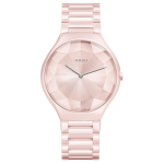 RADO Radar Real Thin Series Kvartsmehhanismiga V&auml;rvilisest Keraamikast Naiste Kell &Scaron;veitsi Kell Roosa sihverplaat R27120402 roosa