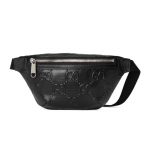 Gucci Presbyopia Logo reljeefne nahast &otilde;lakott crossbody kott rinnakott v&ouml;&ouml;kott tavaline meeste ja naiste sama stiil paarimudel must must