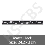 1 tk metallist Durango t&auml;he-s&otilde;na logo embleem auto tagaluugi embleemi kleebised auto kere dekoratiivne kleebis ukse poritiiva kleebise tarvikud