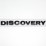 &Uuml;mar fondit&auml;he embleem m&auml;rk auto stiilitarvikud DISCOVERY 4 kapoti tagumise pagasiruumi logo kleebis kroomh&otilde;be must hall matt must v&auml;rv