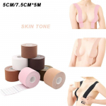 Xingda Parim Kiir rinna tugi Push up T&otilde;stev Teip Liimuv Rindade T&otilde;stmine Rihmadeta Rinnahoidja Teip Puuvillane Veekindel Unisex 5cm*5m must