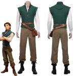 Flynn Rider Rapuntsel Cosplay Kost&uuml;&uuml;m T&auml;iskasvanute Karnevali &Uuml;likond Halloween Anime Halloweeni Kost&uuml;&uuml;mid L gray