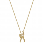 Vivienne Westwood Monette Saturn hirvekujuline ripatsiga kaelakee, sama stiil meestele ja naistele, kuldne 630203I3-02R001 kuld