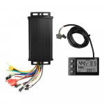 36V 48V 64V 750-1500W Elektrijalgratta harjadeta mootori kontroller Kolmerežiimiline juhtseade Siinuslaine harjadeta mootori kontroller koos n&auml;idikuga China Mainland