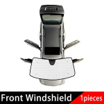 Mercedes Benz Slk-klassi R171 R172 2004- Tarvikud Anti-UV Autoklaasi Varjundi Visiir P&auml;ikesekaitse Akna P&auml;ikesekaitse P&auml;ikesekardin Style B gray