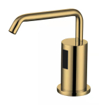 Kaasaegne harjatud kullast 1000 ml automaatne sensoriga aktiveeritav metallist vahuseebidosaator 300 ml vedeliku pumbaga hotellide tualettruumide jaoks beige
