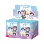 Pop Mart x Aespa Fluffy Club Seeria Vin&uuml;&uuml;l Pehmed M&auml;nguasjad Ripats Suletud Karbis (4 &uuml;llatuspakki) ONE SIZE mitmev&auml;rviline